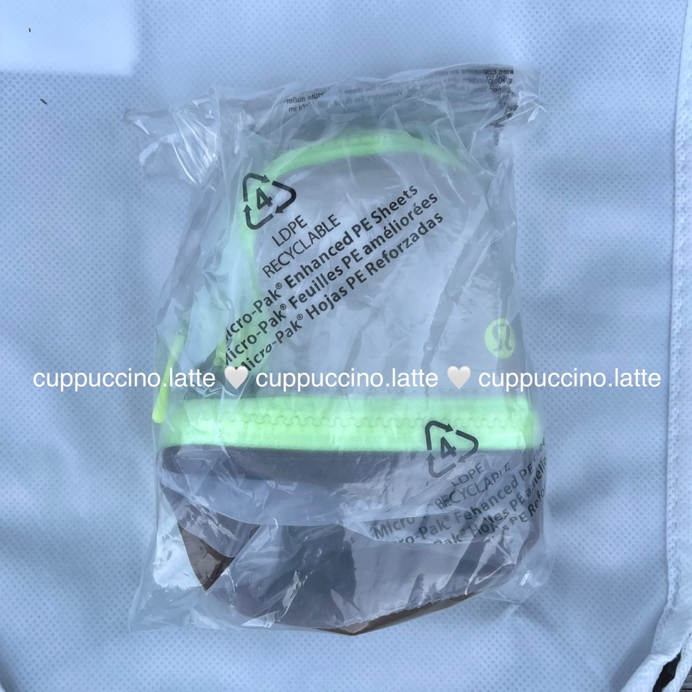 SOLD🍋Lululemon City Adventurer Backpack Nano White Opal/Burnt Caramel/Faded Zap - Picture 2 of 13